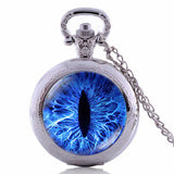 Superb Cat Eye Pocket Watch Necklace