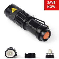 Zoomable LED Flashlight 2000lm