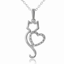 Get This Beautiful "I Love My Cat" Necklace FREE TODAY!