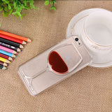 iPhone Tranparent Wine Style Hard Cover Case