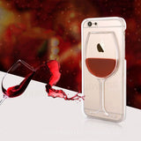 Get This FREE iPhone Tranparent Wine Hard Cover Case